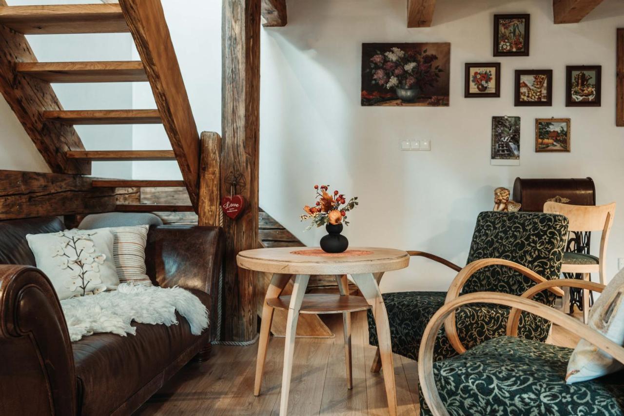 Cakyho Kuria - Mezonetovy Apartman S Krbom A Saunami 스미자니 외부 사진